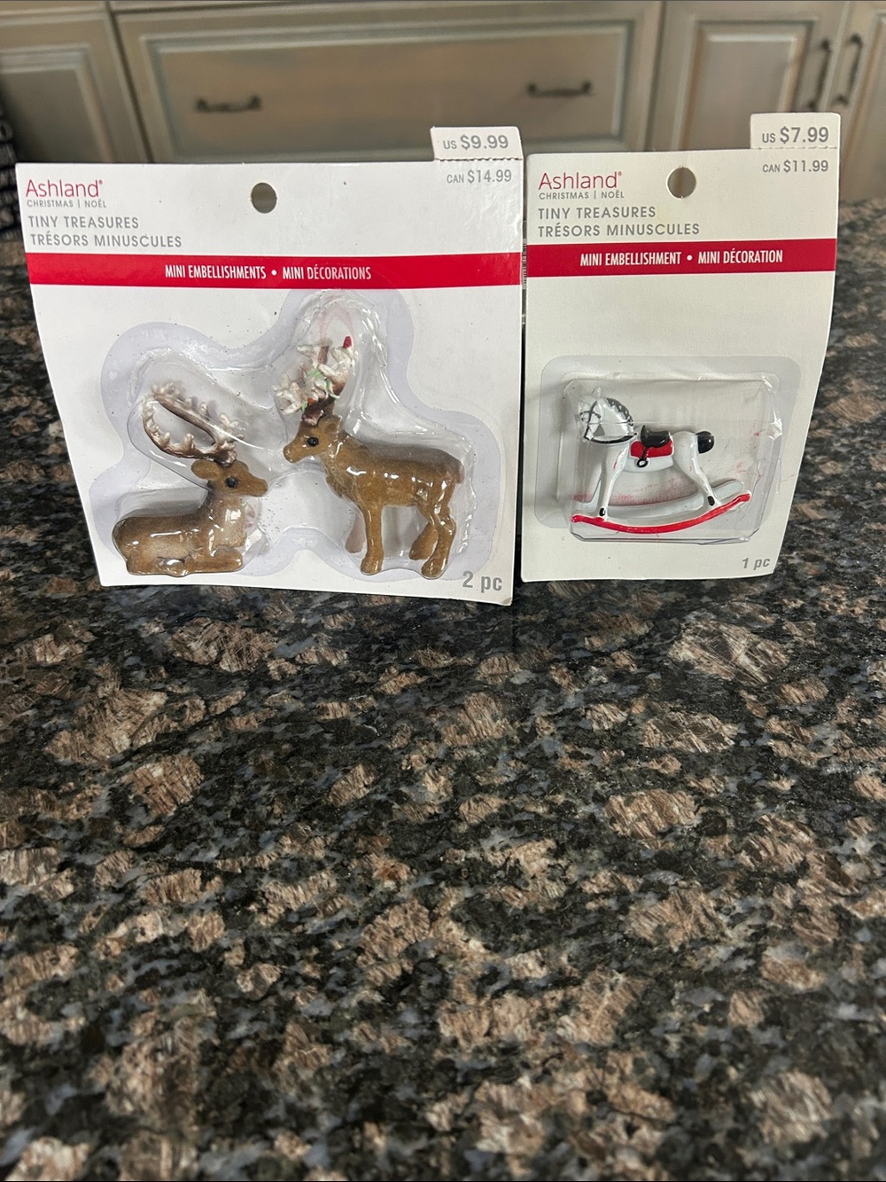 ASHLAND TINY TREASURES MINI EMBELLISHMENT SET OF 2 NWT
